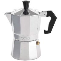 oryx classic cafetera italiana 2 tazas plata