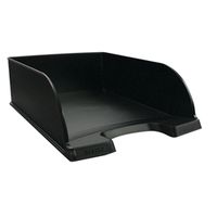 leitz plus letter tray jumbo black 52330095