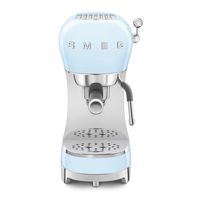 cafetera express - smeg ecf02pbeu azul