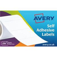 avery typewriter address labels 76x37mm 250 labels - al01