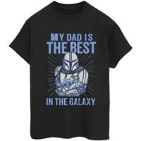 disney camiseta manga larga mandalorian best dad para mujer