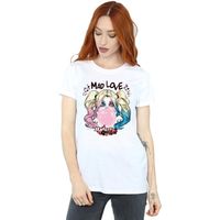 dc comics camiseta manga larga mad love para mujer