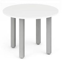 impulse 1000 round meeting table white - i000199