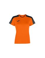 camiseta joma academy mujer naranja-negro