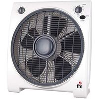 fm calefaccion bf-4 ventilador box fan 45w negroblanco