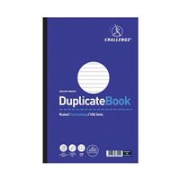 challenge ruled carbonless duplicate book 100 sets 297x195mm 3 pack