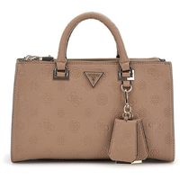 guess bolso de mano status satchel para mujer