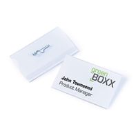 durable pin name badge 54x90mm