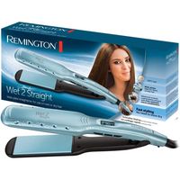 remington wet 2 straight plancha de pelo para cabello seco y humedo