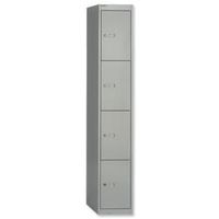 bisley locker deep steel 4-door w305xd457xh1802mm