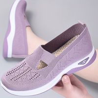 zapatillas de plataforma de color solido para mujer zapatos casuales para exteriores zapatos bajos comodos