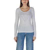 guess camiseta ls cn shiny triangle w5ri65 j1314 para mujer