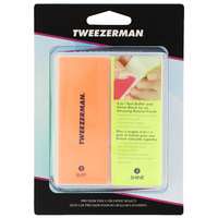 tweezerman manicure and pedicure neon hot file buff smooth and shine block