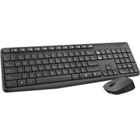 teclado  mouse logitech mk235 wireless inalambrico frances