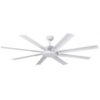 martec albatross ventilador de techo con luz y mando 210cm 35w blanco