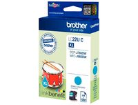 brother lc22 - cartucho de tinta original lc22ucbp cian