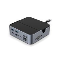 9en1tipo-cestacionde acoplamiento usb302 pd100w 1080p vga 4k a 30 hz hdmi rj45 soporte de audio de 35 mm ranura