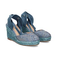 alma blue alpargatas mujer - azul talla 36