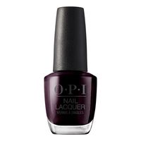 nail lacquer black cherry chutney - 15 ml - opi - esmalte efecto manicura profesional marron topo