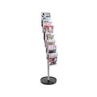 alba floor-standing 7-pocket literaturemagazine display ddfil7s