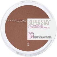 maybelline new york base de maquillaje superstay 16h powder foundation - 80 java para mujer