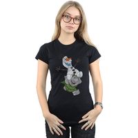 disney camiseta manga larga frozen para mujer