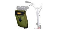 restrap city saddle bag large para bicicleta plegable verde oliva