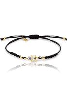 lavanda gold thread bracelet