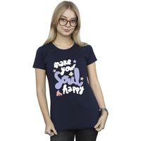 disney camiseta manga larga the little mermaid happy para mujer