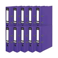 pukka brights lever arch file a4 purple 10 pack br-7762