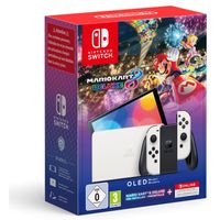 nintendo switch oled blanca  mario kart 8 deluxe  12 meses nintendo switch online