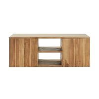 mueble de bano de madera teca maciza de 135 cm