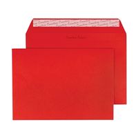 c5 wallet envelope peel and seal 120gsm pillar box red 250 pack