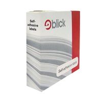 blick labels in dispensers round 19mm red pack of 1280 rs012054