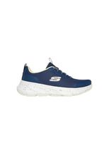 zapatillas skechers edgeride navy meshlime trim mujer