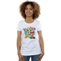 dc comics camiseta manga larga teen titans go para mujer