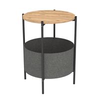 mesa centro de metal redonda 60x43x43 safir