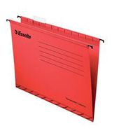 esselte classic suspension file reinforced foolscap file red - 90337