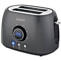 haeger future tostadora 2 rebanadas 800w