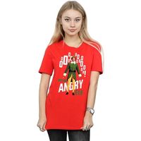 elf camiseta manga larga angry para mujer