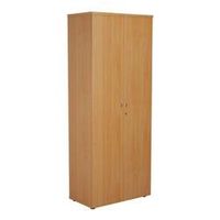 cupboard 2000 4 shelf lockable - beech - wds2045cpbe