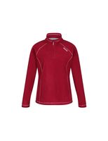 forro polar regatta montes lightweight half-zip w red