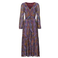 lauren ralph lauren vestido largo hateta-long sleeve-day dress para mujer