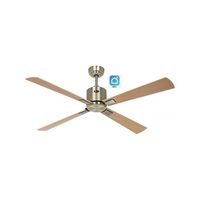 ventilador de techo casafan eco neo iii 132cm con wifi 944222w motor laton antiguo arce y haya