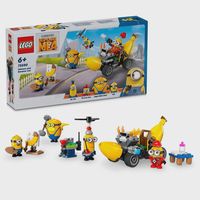 set de construccion lego gru 4 mi villano favorito 75580 minions y coche banana con 4 figuras