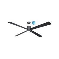 ventilador de techo con wifi casafan eco neo iii 180cm 952410w negro  negro y teca