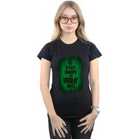 marvel camiseta manga larga stay angry para mujer