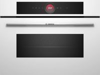 horno microondas - bosch cmg7241w1 45 cm cristal blanco home connect