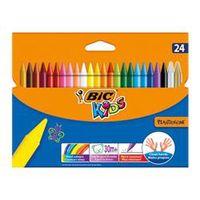 bic plastidecor crayons 24 pack 829772