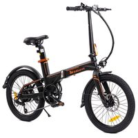 kukirin v2 bicicleta electrica de ciudad plegable 20 430w negra